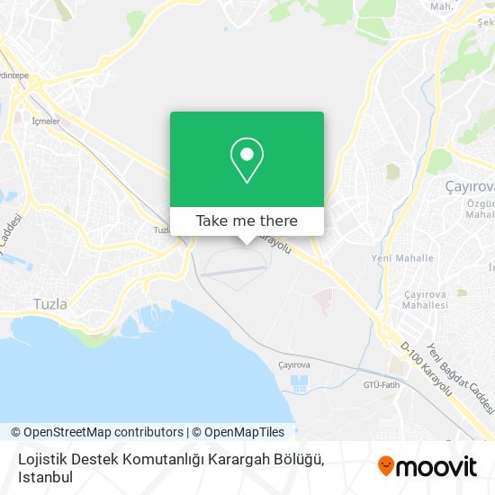 Lojistik Destek Komutanlığı Karargah Bölüğü map