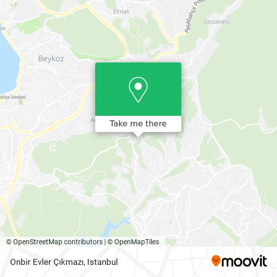 Onbir Evler Çıkmazı map