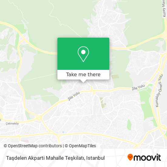 Taşdelen Akparti Mahalle Teşkilatı map