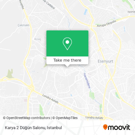 Karya 2 Düğün Salonu map