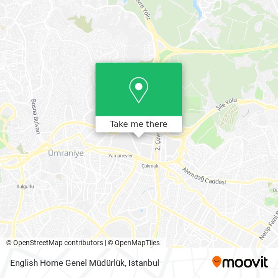 English Home Genel Müdürlük map