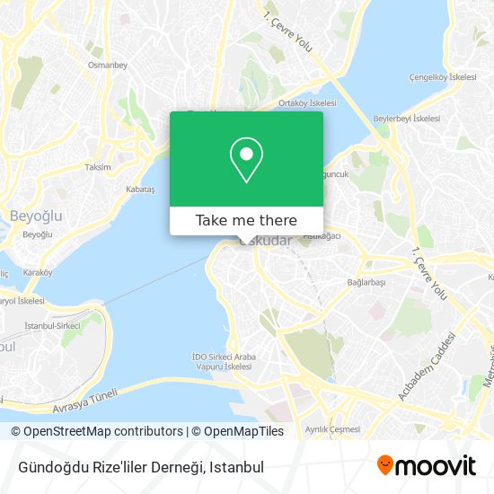 Gündoğdu Rize'liler Derneği map