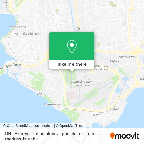 DHL Express ordino alma ve paranla rezil olma merkezi map