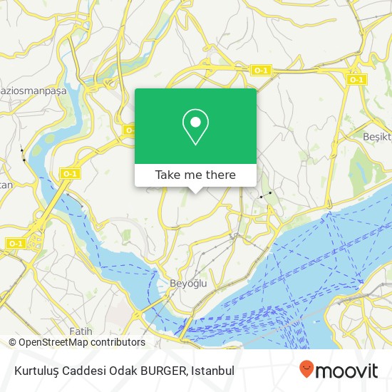 Kurtuluş Caddesi Odak BURGER map