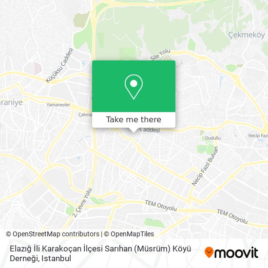 Elazığ İli  Karakoçan İlçesi Sarıhan (Müsrüm) Köyü  Derneği map