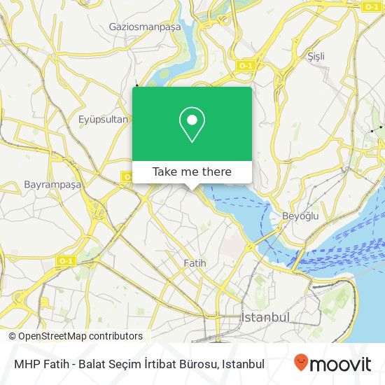 MHP Fatih - Balat Seçim İrtibat Bürosu map