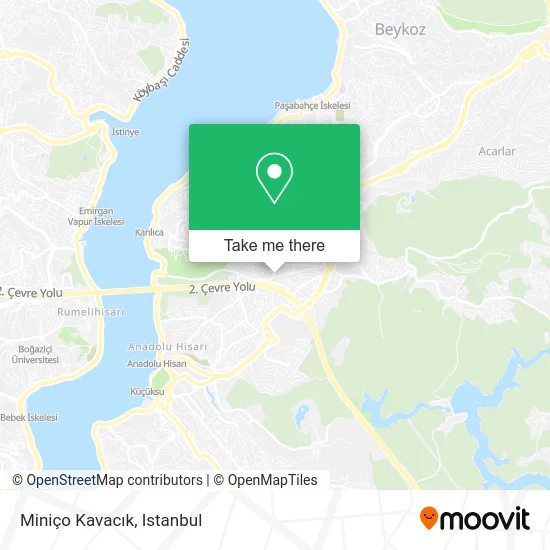 Miniço Kavacık map