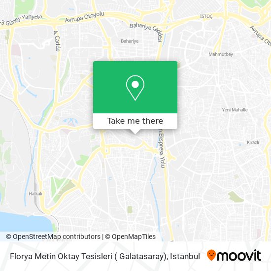 Florya Metin Oktay Tesisleri ( Galatasaray) map