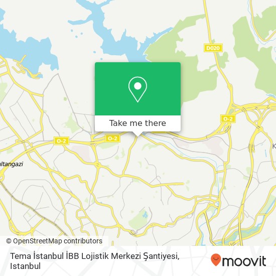 Tema İstanbul İBB Lojistik Merkezi  Şantiyesi map