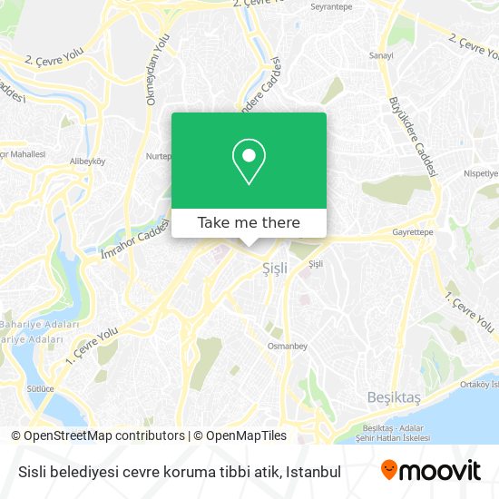 Sisli belediyesi cevre koruma tibbi atik map