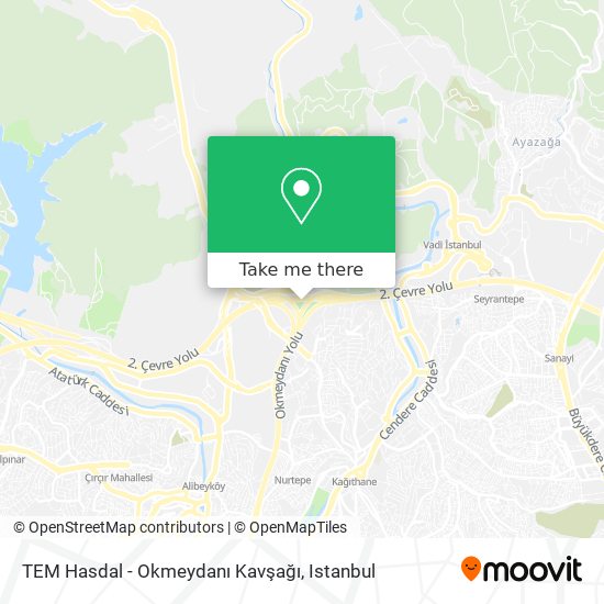 TEM Hasdal - Okmeydanı Kavşağı map