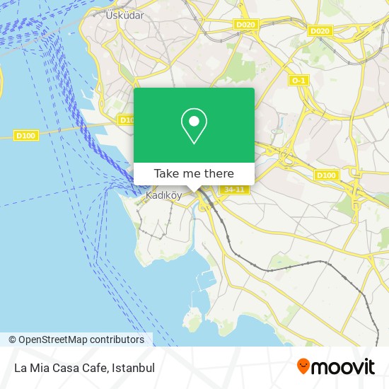La Mia Casa Cafe map