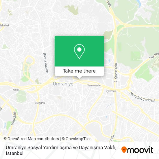 Ümraniye Sosyal Yardımlaşma ve Dayanışma Vakfı map