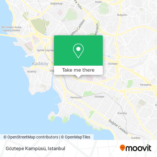 Göztepe Kampüsü map