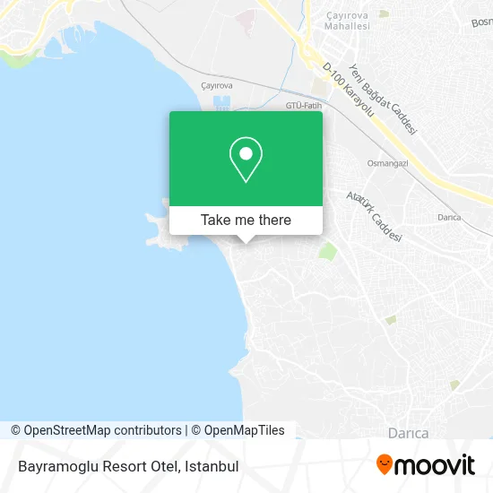 Bayramoglu Resort Otel map