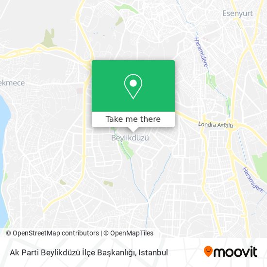 Ak Parti Beylikdüzü İlçe Başkanlığı map
