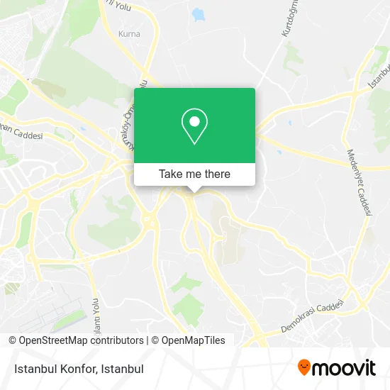Istanbul Konfor map