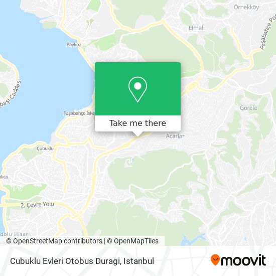 Cubuklu Evleri Otobus Duragi map