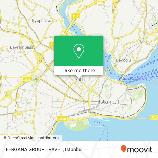 FERGANA GROUP TRAVEL map