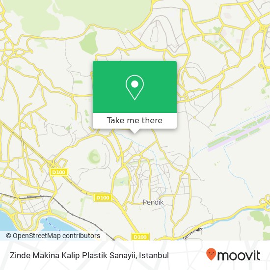 Zinde Makina Kalip Plastik Sanayii map