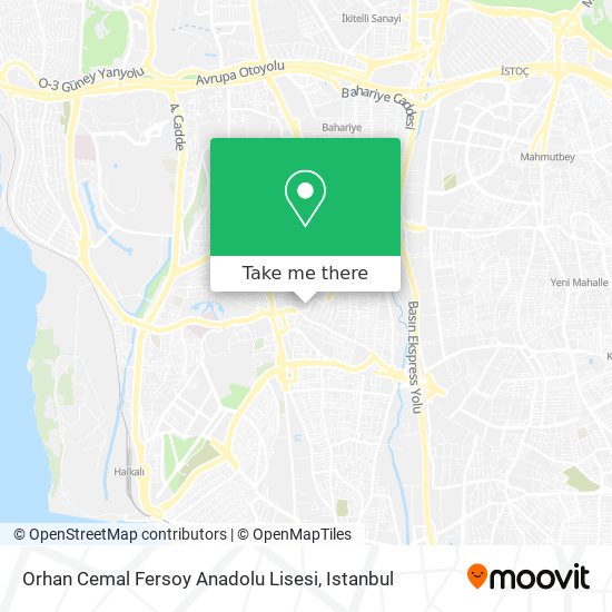 Orhan Cemal Fersoy Anadolu Lisesi map