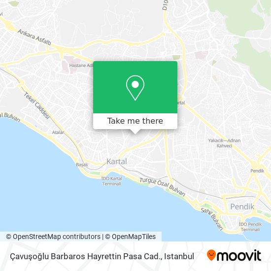 Çavuşoğlu Barbaros Hayrettin Pasa Cad. map