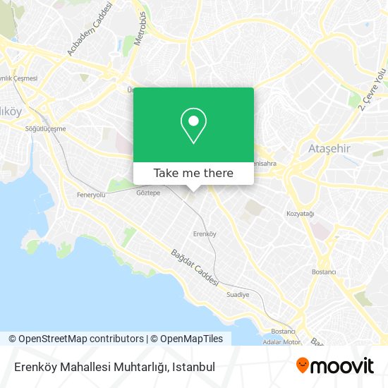 Erenköy Mahallesi Muhtarlığı map