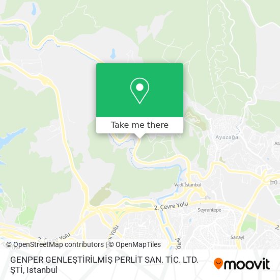 GENPER GENLEŞTİRİLMİŞ PERLİT SAN. TİC. LTD. ŞTİ map