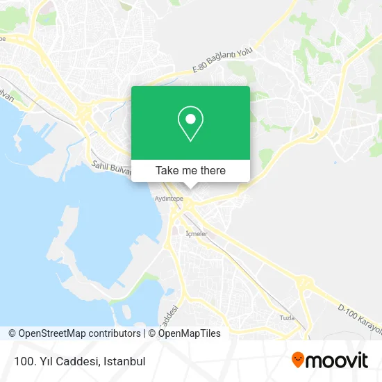 100. Yıl Caddesi map