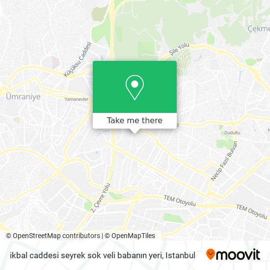 ikbal caddesi seyrek sok veli babanın yeri map