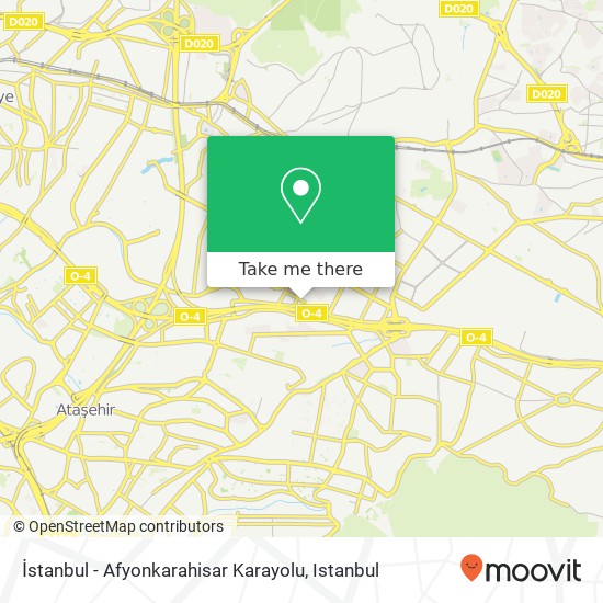 İstanbul - Afyonkarahisar Karayolu map