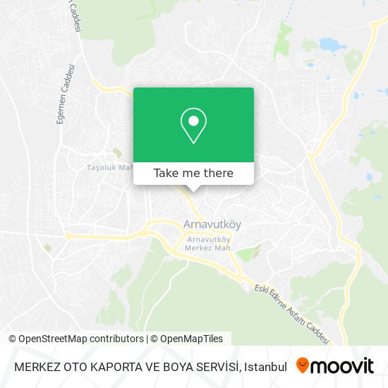 MERKEZ OTO KAPORTA VE BOYA SERVİSİ map