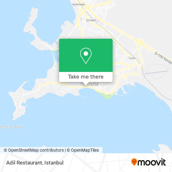 Adil Restaurant map