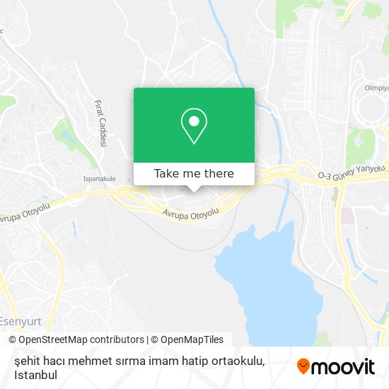 şehit hacı mehmet sırma imam hatip ortaokulu map