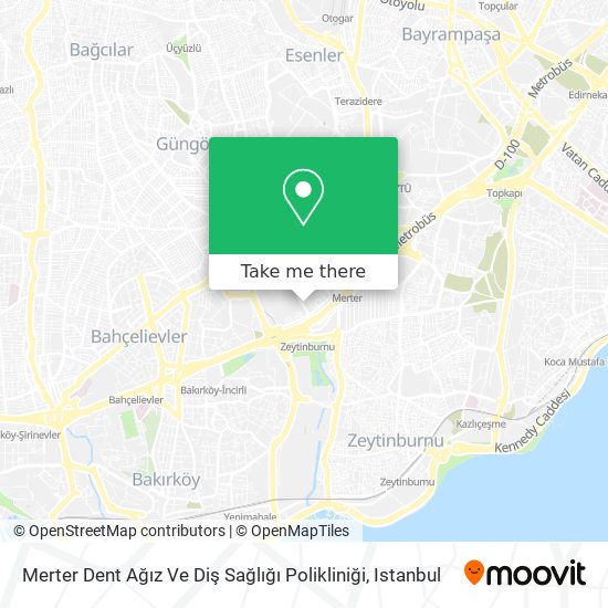 Merter Dent Ağız Ve Diş Sağlığı Polikliniği map