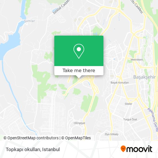 Topkapı okulları map