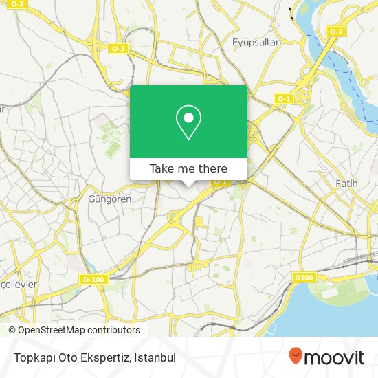 Topkapı Oto Ekspertiz map