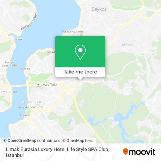 Limak Eurasia Luxury Hotel Life Style SPA Club map
