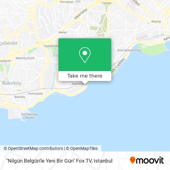 "Nilgün Belgün'le Yeni Bir Gün" Fox TV map