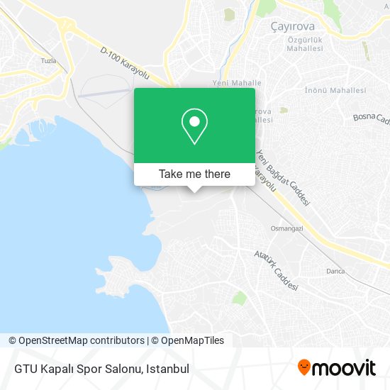 GTU Kapalı Spor Salonu map