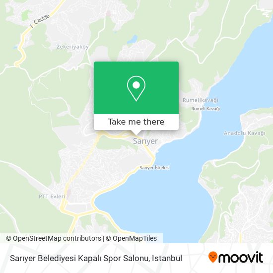 Sarıyer Belediyesi Kapalı Spor Salonu map