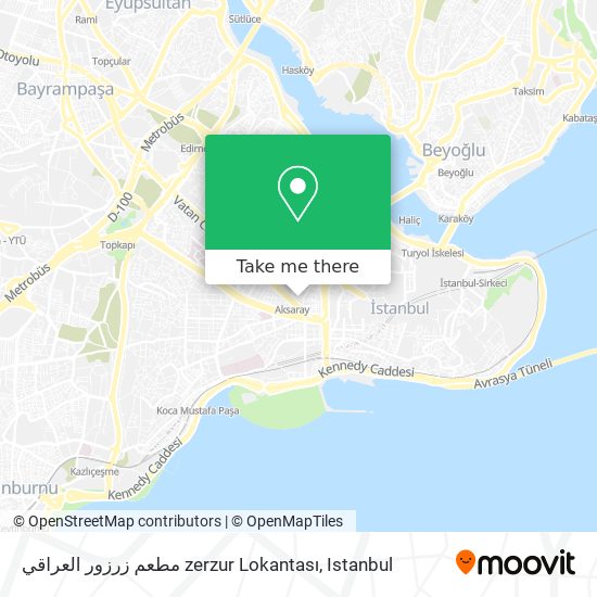 مطعم زرزور العراقي zerzur Lokantası map