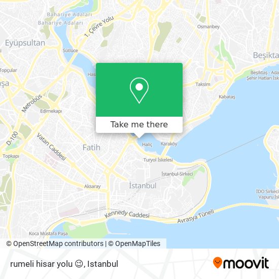 rumeli hisar yolu 😉 map