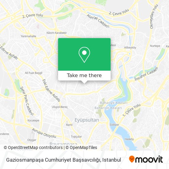 Gaziosmanpaşa Cumhuriyet Başsavcılığı map