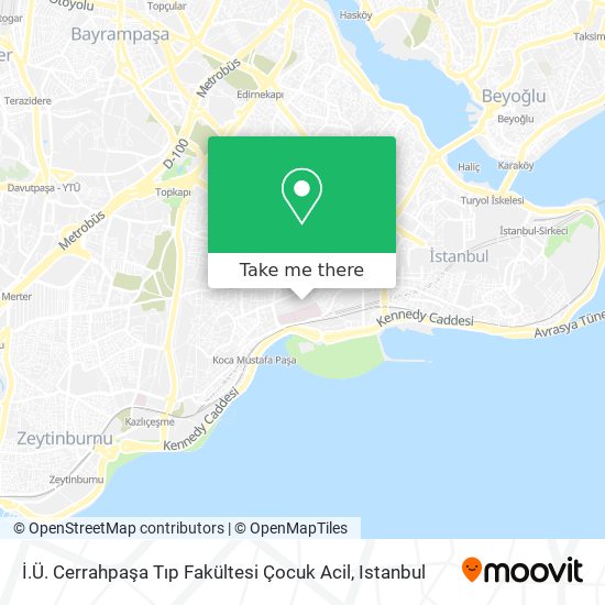 İ.Ü. Cerrahpaşa Tıp Fakültesi Çocuk Acil map