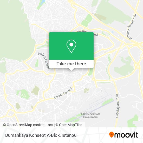 Dumankaya Konsept A-Blok map