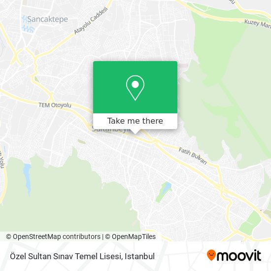 Özel Sultan Sınav Temel Lisesi map