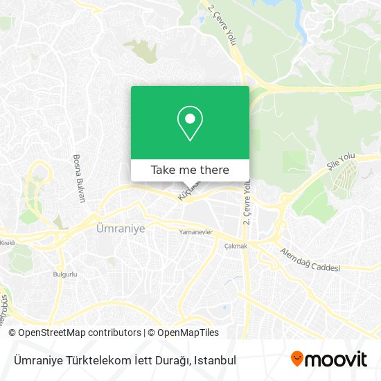 Ümraniye Türktelekom İett Durağı map