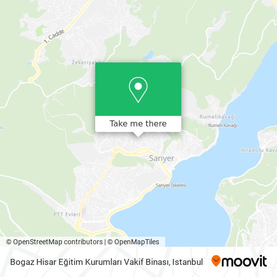 Bogaz Hisar Eğitim Kurumları Vakif Binası map