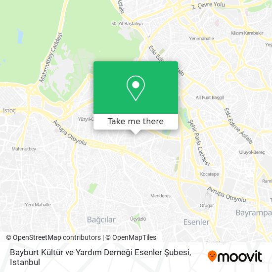 Bayburt Kültür ve Yardım Derneği Esenler Şubesi map